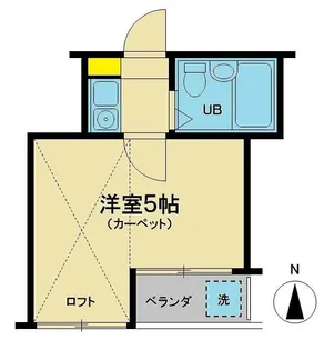 グランドール和田町B棟【2階】の間取り