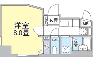 POWERHOUSE/横濱【3階】の間取り