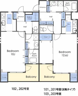 グラッドヒル【2階】の間取り