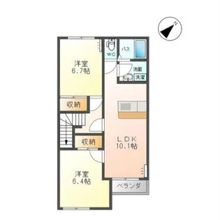 カンタービレ【2階】の間取り
