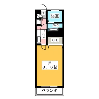 エルメゾン【3階】の間取り