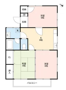 メゾン・デスポワール【2階】の間取り