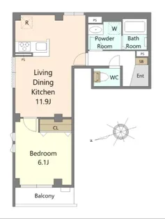 Belle Sereno【2階】の間取り