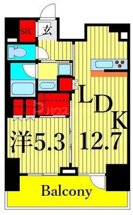 ステージグランデ台東根岸アジールコート【9階】の間取り