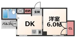 センチュリーロイヤル小阪【3階】の間取り