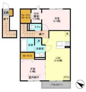 Casa Soave【2階】の間取り