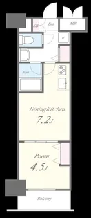 ROOTs Shinjuku Wakamatsucho【2階】の間取り