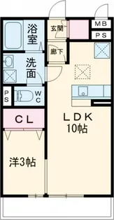 プロムナードII【3階】の間取り