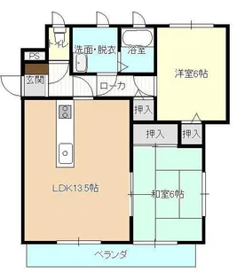 山形県山形市若宮4【アパート】の間取り