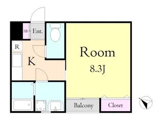 メゾン・ド・ピュア【1階】の間取り