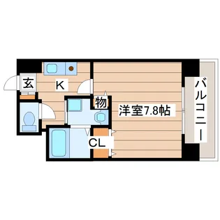 アブニール小田原【2階】の間取り