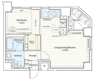 神奈川県横浜市西区宮崎町【マンション】の間取り