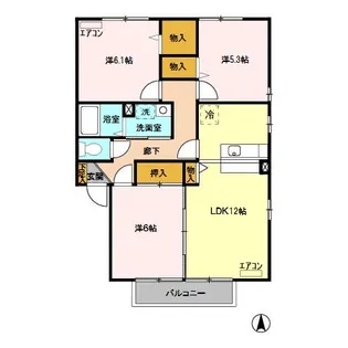 グランフォーレ【1階】の間取り