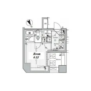 メイクスデザイン品川戸越【7階】の間取り