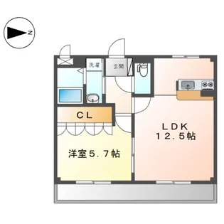ルピナス ネオコート【1階】の間取り