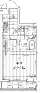 レガリス門前仲町パークサイド【4階】の間取り