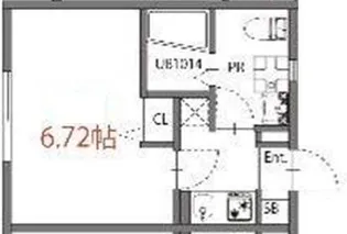 カーサフェリーチェ横浜【1階】の間取り