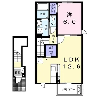 ピュア・エクスペンションII【2階】の間取り