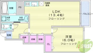 Moon Bridge2【1階】の間取り