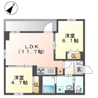 Grand Court日本橋浜町【3階】の間取り