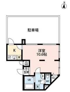 PARK LILA住吉【1階】の間取り