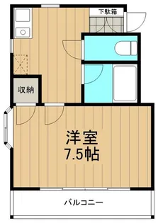グリーンプラザB棟【2階】の間取り