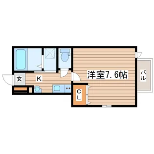 WalkerHill東照宮【1階】の間取り