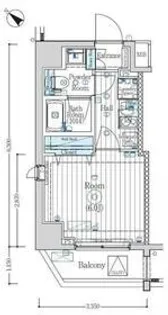 MAXIV横浜鶴見【5階】の間取り