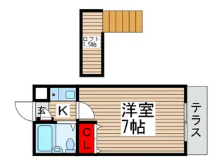 ジュネパレス柏第88【1階】の間取り
