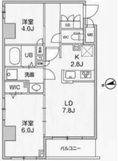 Alivis中野【1階】の間取り
