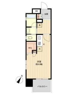 グラディート町田【2階】の間取り