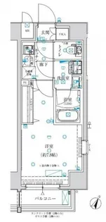 クレイシア板橋蓮沼【2階】の間取り