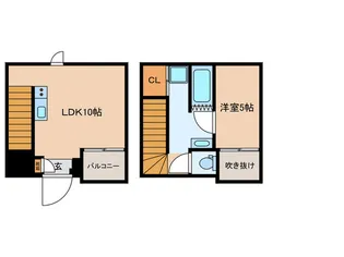 スクエアコート早稲田の間取り
