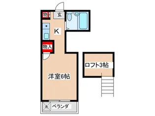 サンメゾン【2階】の間取り