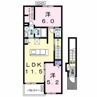 モーレフ【2階】の間取り