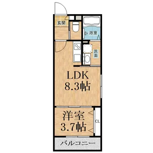 千葉県市原市五井中央西1【アパート】の間取り