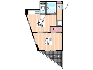 広島県広島市西区横川町3【マンション】の間取り