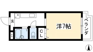 ハニークリーク【1階】の間取り