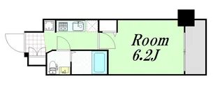 エグゼ江坂WEST【4階】の間取り