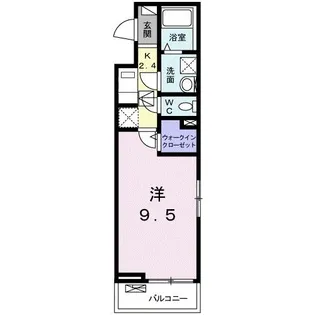 ル・ボヌール新居浜【1階】の間取り