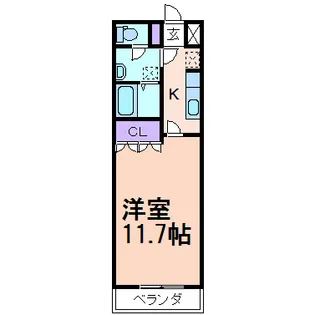 グランディール【2階】の間取り