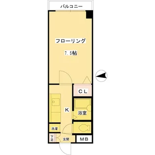 シャルム日橋【2階】の間取り