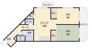 クレインズコート【5階】の間取り