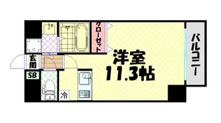 willDo松屋町【7階】の間取り