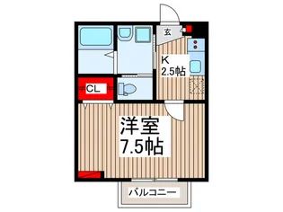 エレンスII【2階】の間取り