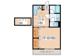 プロスペリテ栄【1階】の間取り