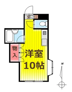 フローリア文教【2階】の間取り