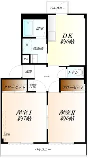 加藤ハイツ【2階】の間取り