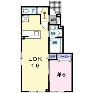 セクション ヴィラ【1階】の間取り
