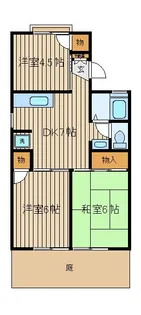 セジュールノゾミ【1階】の間取り